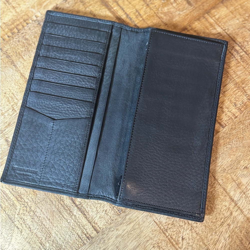 Emporio Armani Black Leather Wallet